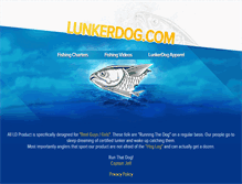 Tablet Screenshot of lunkerdog.com
